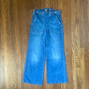 Anthro Wide-Leg Jeans